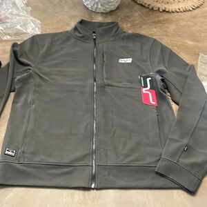 NWT Kimes Ranch Kuna front zip jacket - sage medium